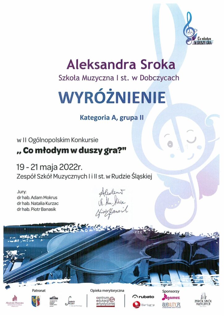 Dyplom Aleksandra Sroka 19 21.05.2022 R