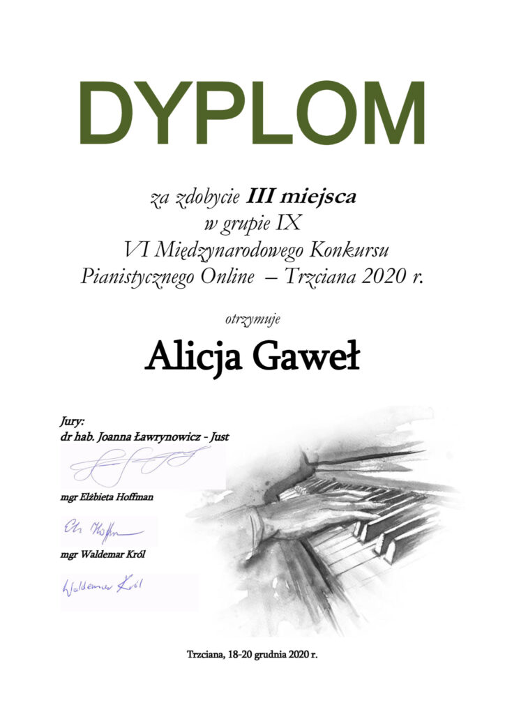Dyplom Alicja Gawel 18 20.12.2020 R