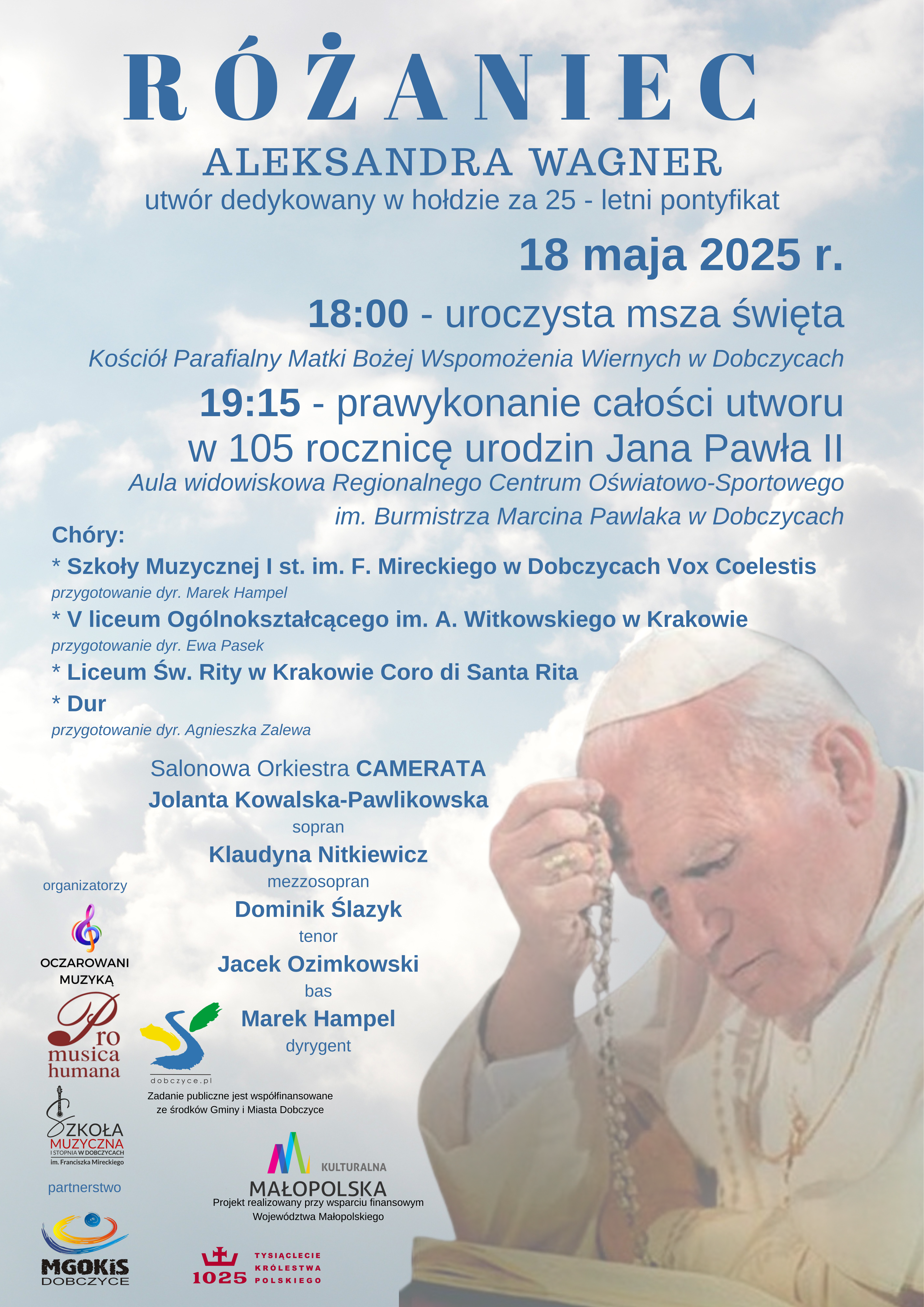 Koncert w 105 rocznicę urodzin Jana Pawła II