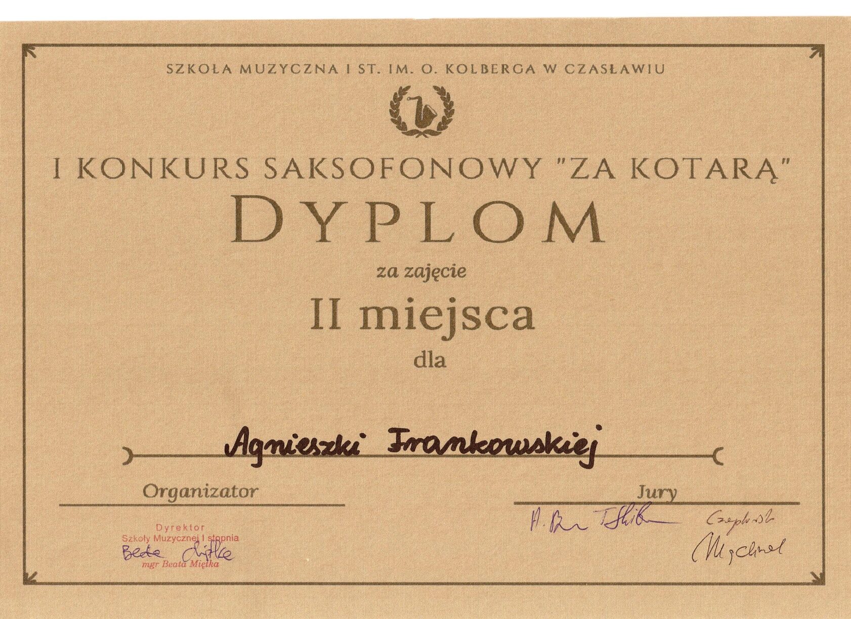 A. Frankowska Brak Daty WyrÓŻn. 1