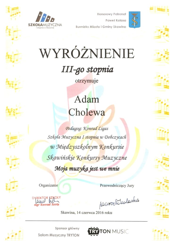 Adam Cholewa 1