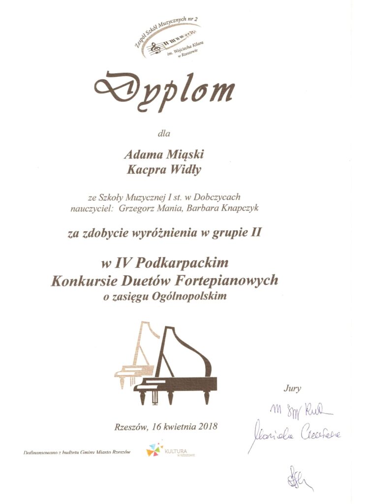 Adam Miąsko I Kacper Widła Rzeszów 1