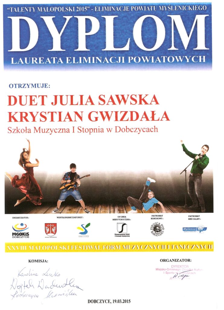 Dyplom Duet Sawska, Gwizdała 1
