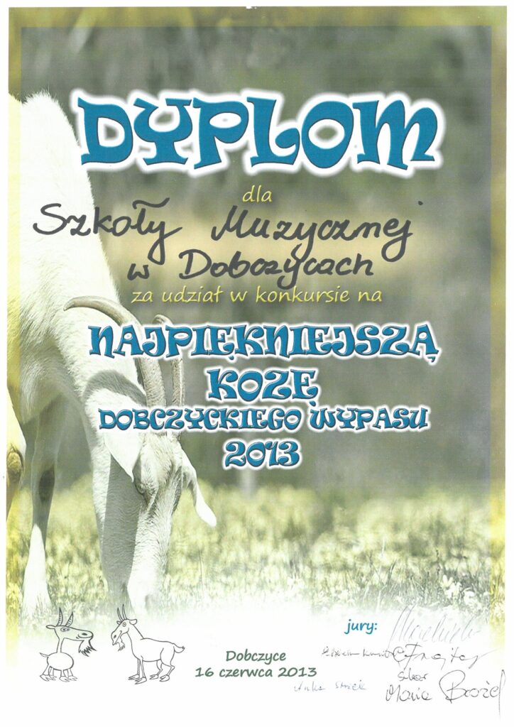 Dyplom Udział W Wypasie 1