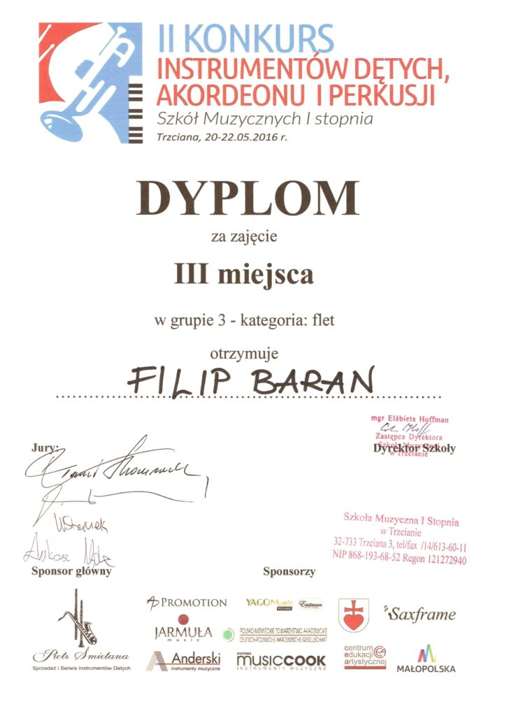 Filip Baran Trzciana 1
