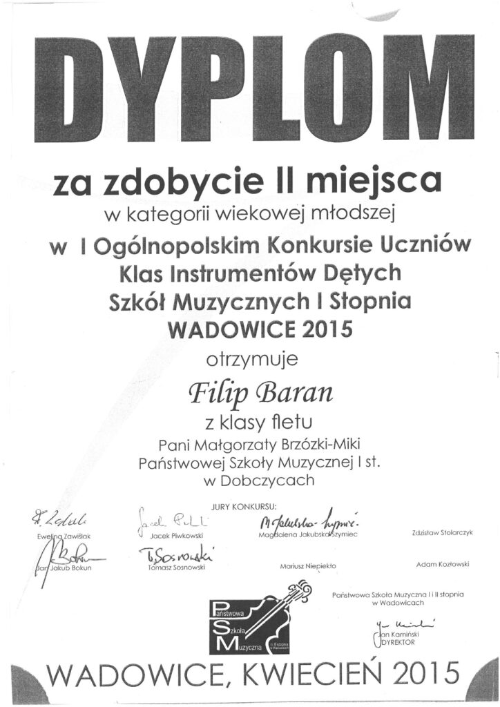 Filip Baran Wadowice 1
