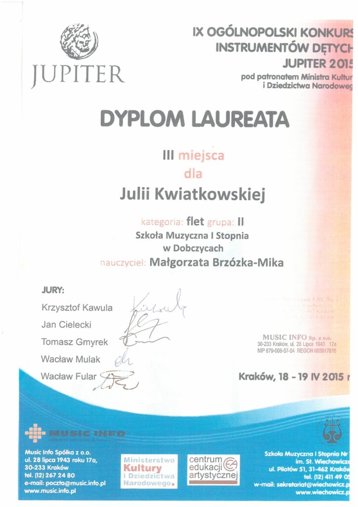 Julia Kwiatkowska Kraków 1