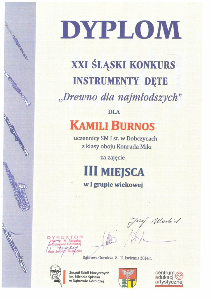 Kamila Burnos Dąbrowa G.