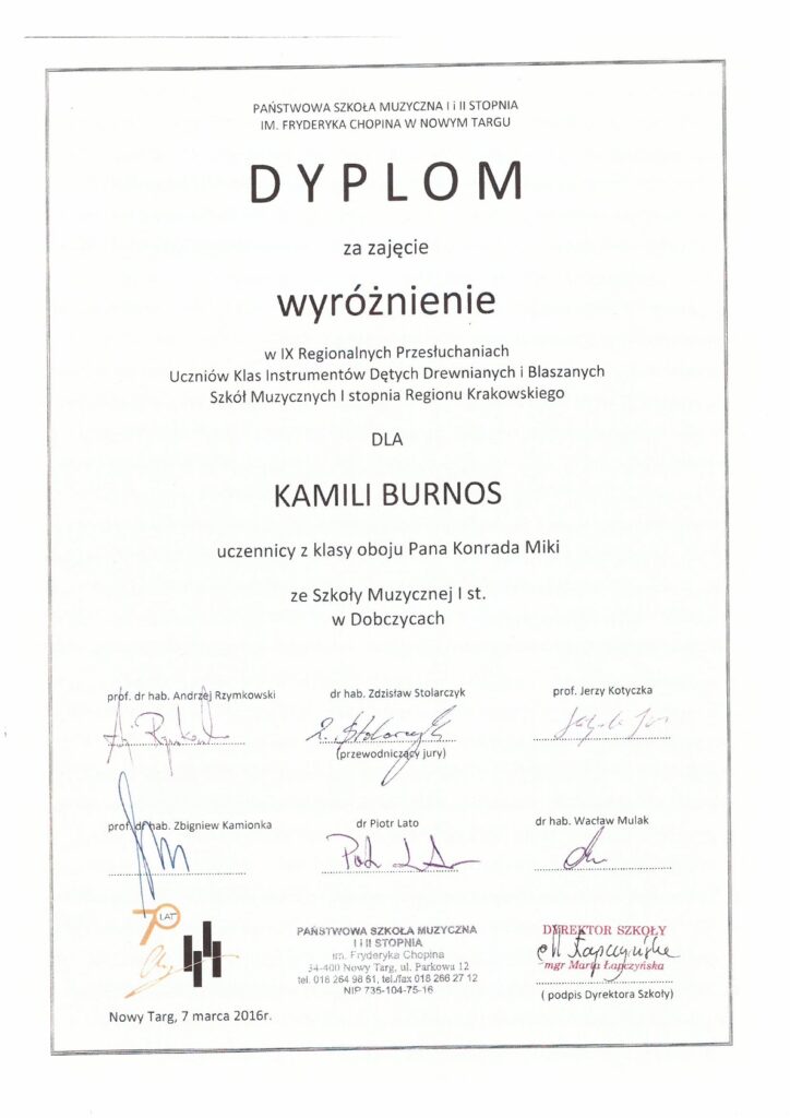 Kamila Burnos N. Targ 1