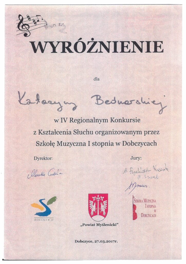 Katarzyna Bednarska Dobczyce 1