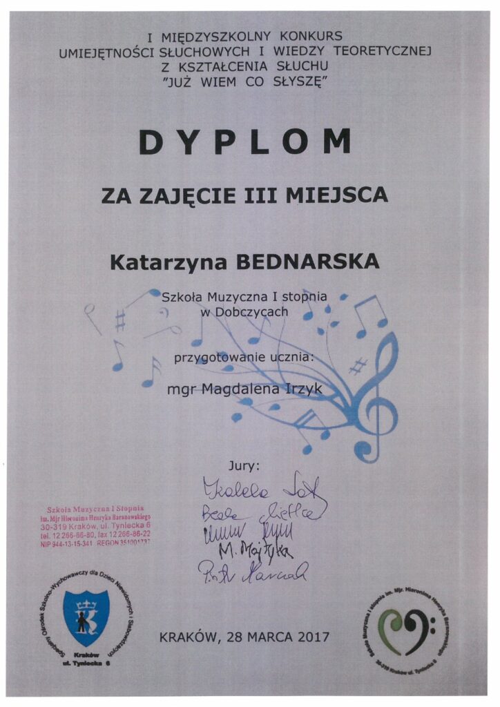 Katarzyna Bednarska Kraków 1