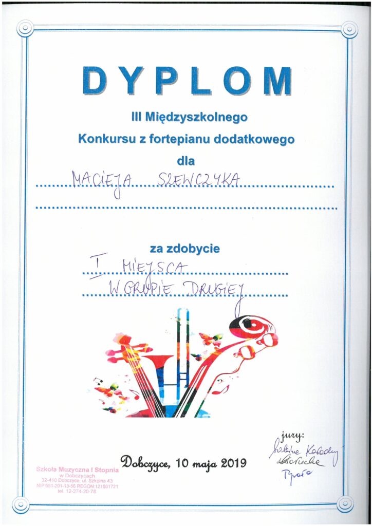 Maciej Szewczyk Dobczyce 1