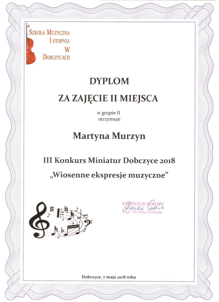 Martyna Murzyn Miniatury Dobczyce 1