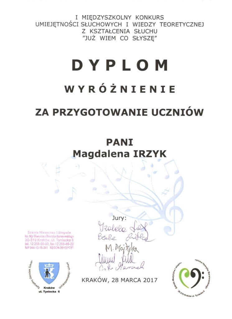 Pani Magdalena Irzyk 1