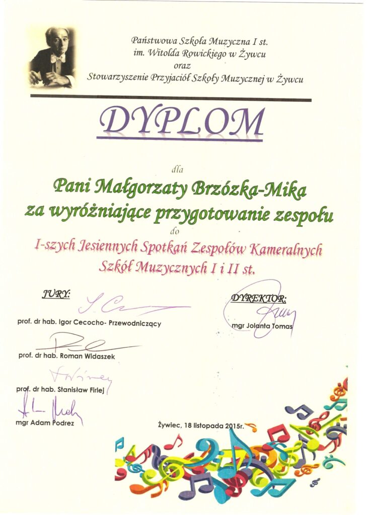Pani Małgorzata Brzózka Mika 1
