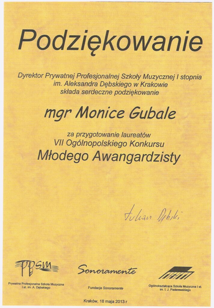 Pani Monika Gubała