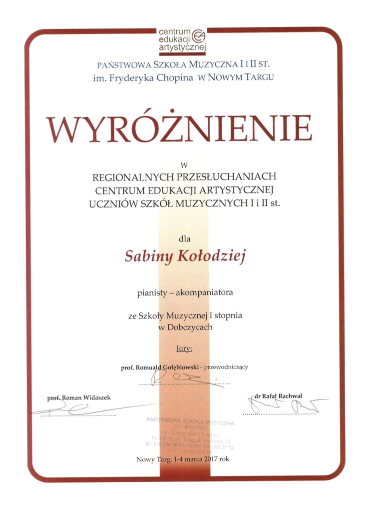 Pani Sabina Kołodziej 1