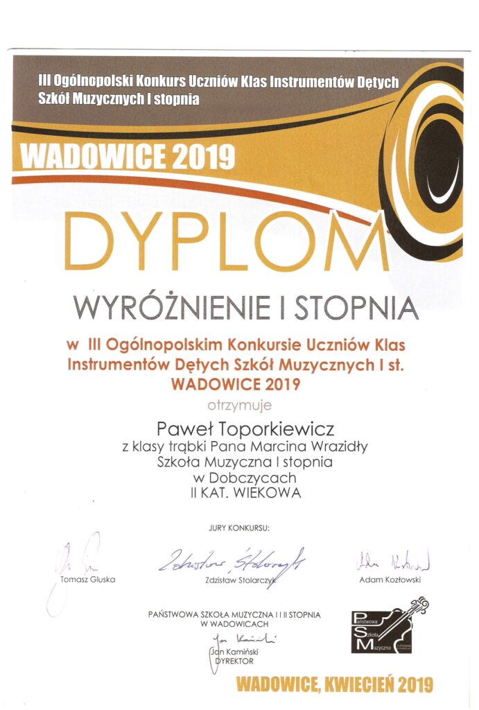 Paweł Toporkiewicz Wadowice 1