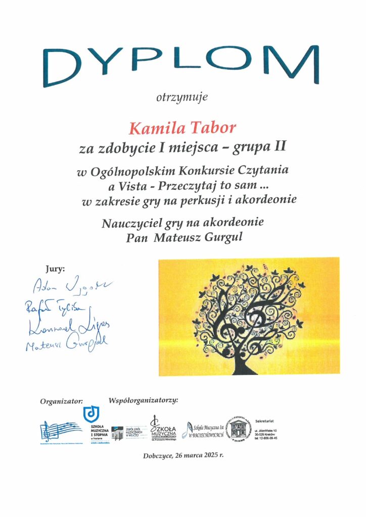 Dyplomy Z A Vista 9 Dyplomów 4