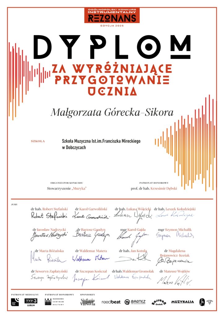 Nauczyciel M. Górecka Rezonans 1
