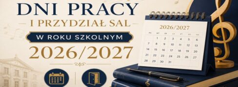 Dni pracy i przydział sal w roku szkolnym 2026/2027